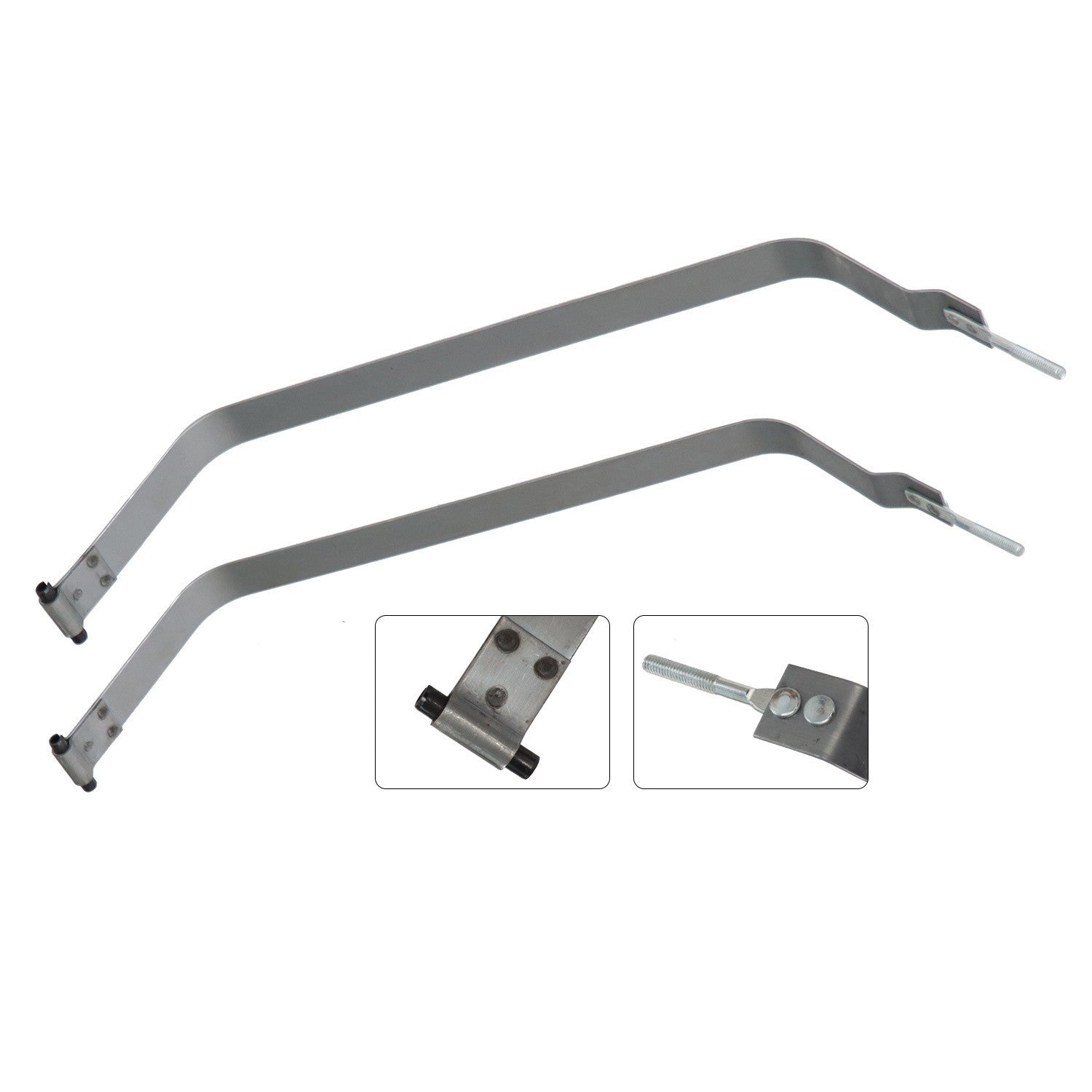 2pcs Fuel Tank Straps for Jeep Wrangler YJ 1987-95 L4 2.5L 4.0L 4.2L