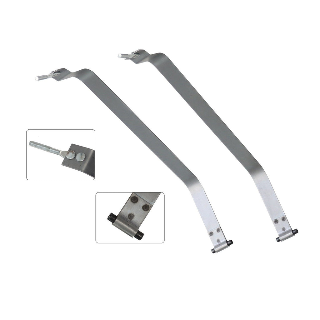 2pcs Fuel Tank Straps for Jeep Wrangler YJ 1987-95 L4 2.5L 4.0L 4.2L