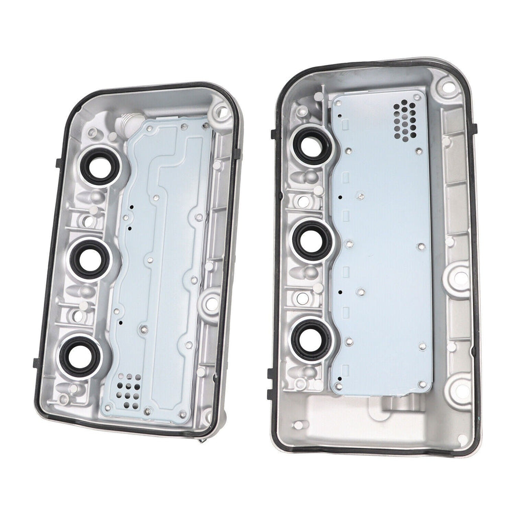 2Pcs Front & Rear Engine Valve Cover for Honda Accord Pilot Odyssey Acura RDX