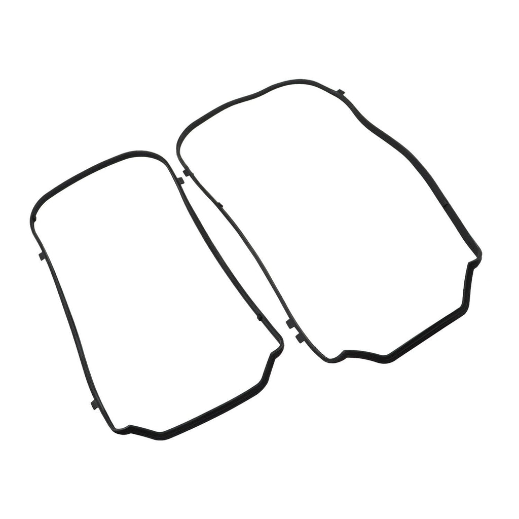 2Pcs Front & Rear Engine Valve Cover for Honda Accord Pilot Odyssey Acura RDX