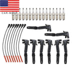 8X Ignition Coils & Spark Plug Tune Up Kit for 2011-2017 Ford F250 F350 6.2L V8