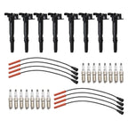 8X Ignition Coils & Spark Plug Tune Up Kit for 2011-2017 Ford F250 F350 6.2L V8