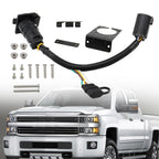 7-Way Trailer Wiring Harness & 4-Way Flat Plug Kit for Chevy Silverado 1500/2500