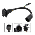 7-Way Trailer Wiring Harness & 4-Way Flat Plug Kit for Chevy Silverado 1500/2500