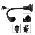 7-Way Trailer Wiring Harness & 4-Way Flat Plug Kit for Chevy Silverado 1500/2500
