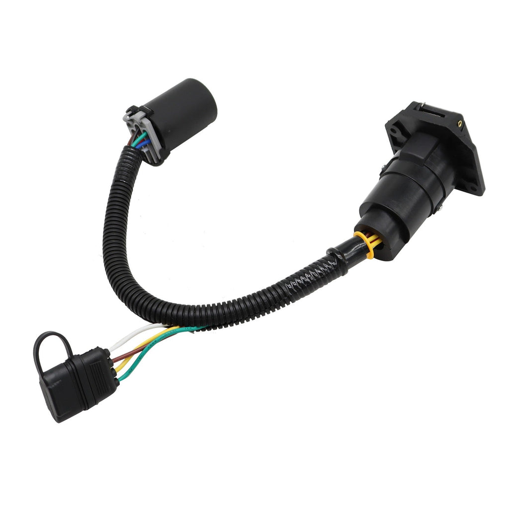 7-Way Trailer Wiring Harness & 4-Way Flat Plug Kit for Chevy Silverado 1500/2500