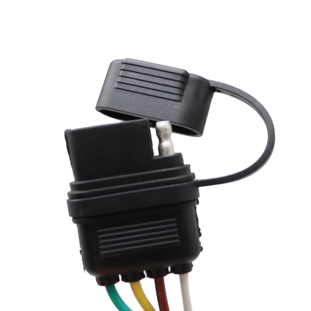 7-Way Trailer Wiring Harness & 4-Way Flat Plug Kit for Chevy Silverado 1500/2500