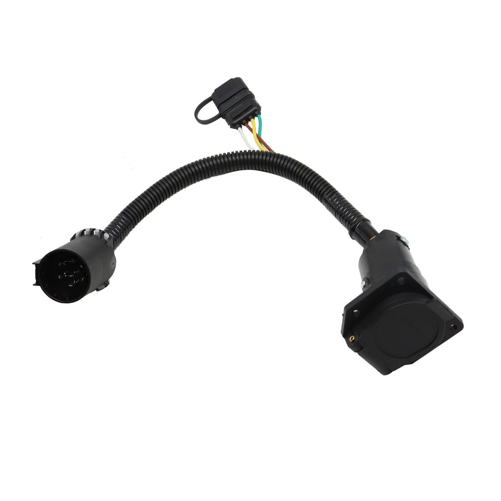 7-Way Trailer Wiring Harness & 4-Way Flat Plug Kit for Chevy Silverado 1500/2500
