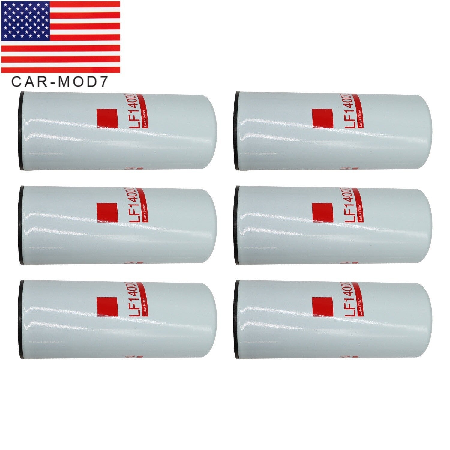 6 Pcs LF14000NN Oil Filter for Cummins ISX ISM QSX QSM QST X15 Replaces 4367100