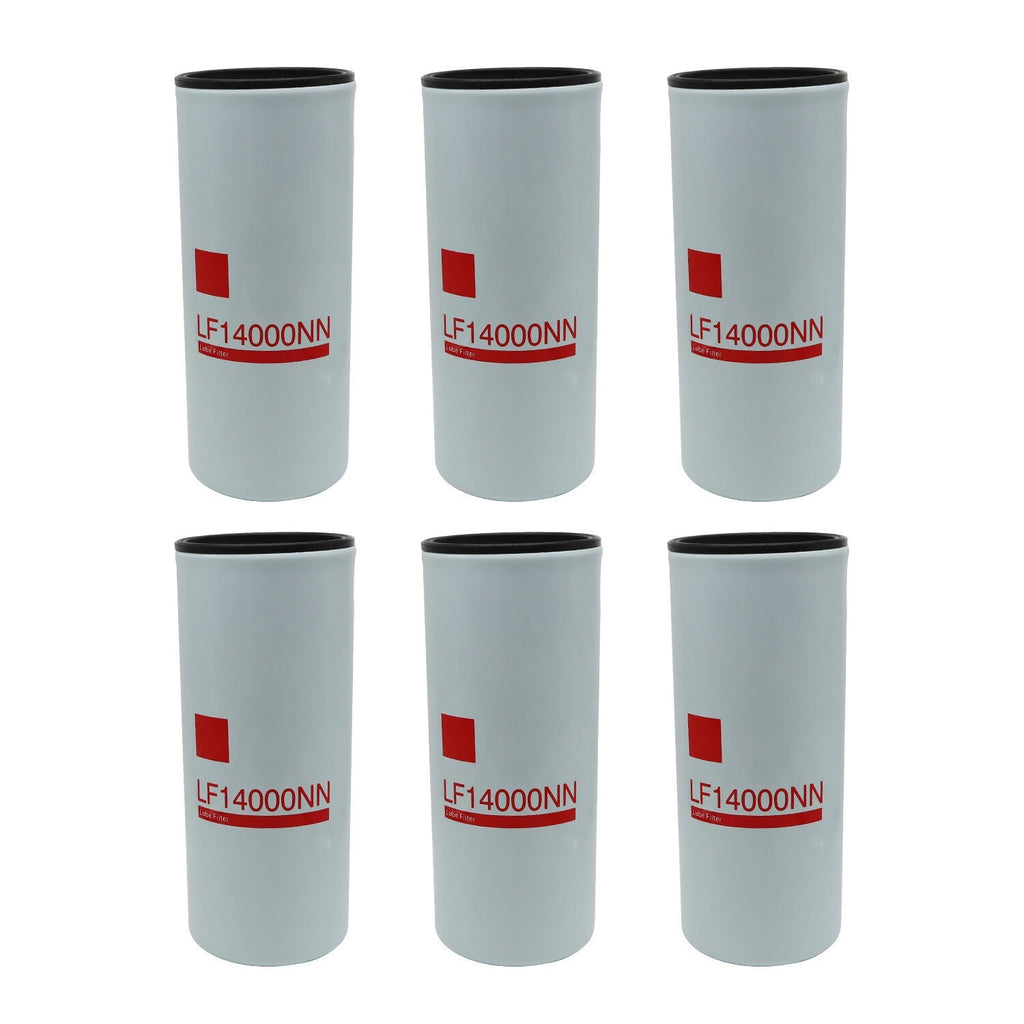6 Pcs LF14000NN Oil Filter for Cummins ISX ISM QSX QSM QST X15 Replaces 4367100