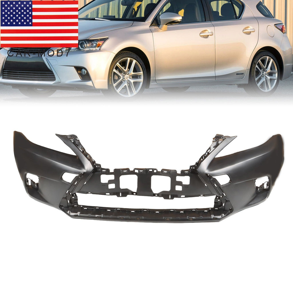 New Front Bumper Cover Fascia for Lexus CT200h 2014-2017 Replacement Part