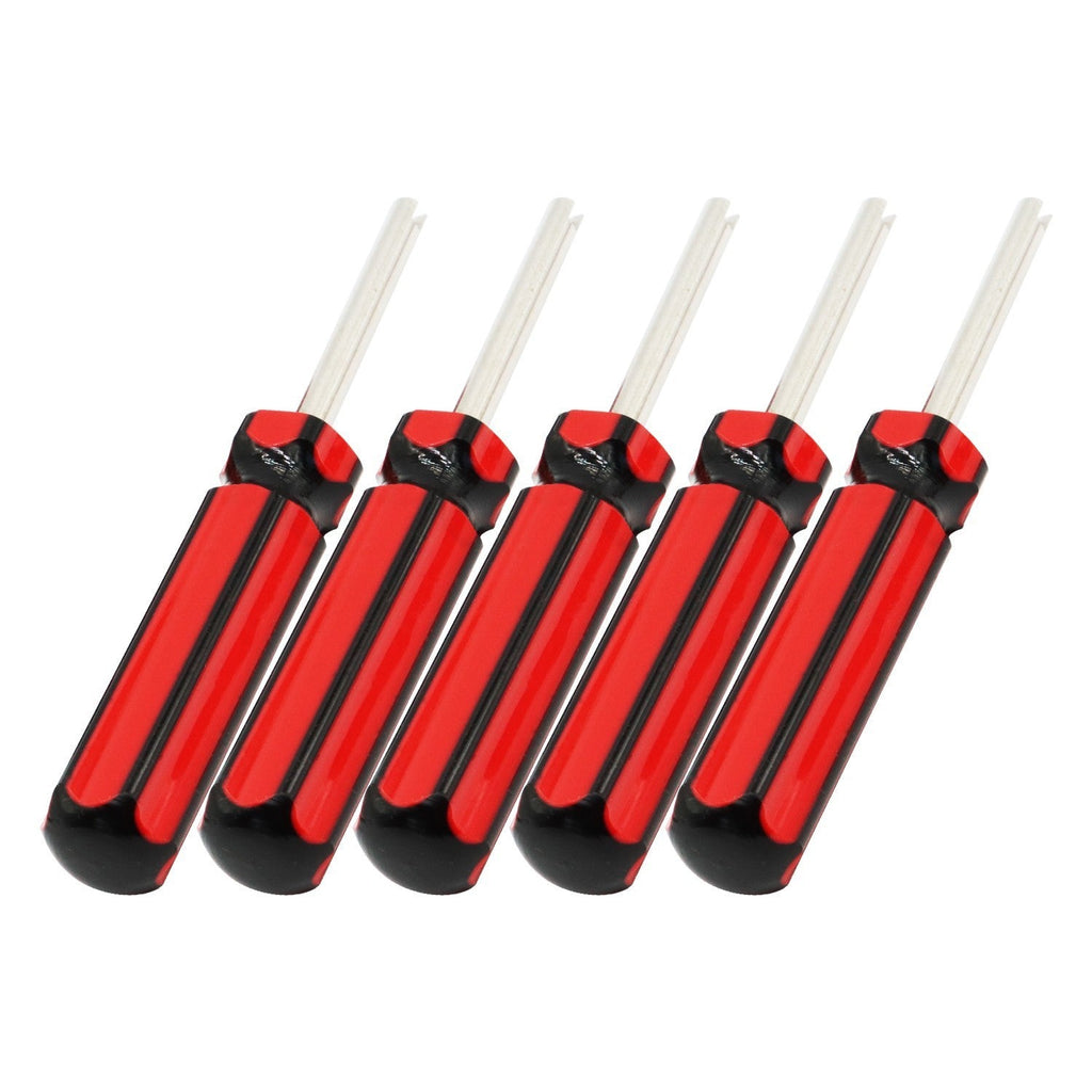 5x Car Tire Valve Stem Core Remover Screwdriver Tube Repair Tool Kit