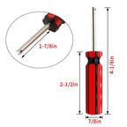 5x Car Tire Valve Stem Core Remover Screwdriver Tube Repair Tool Kit