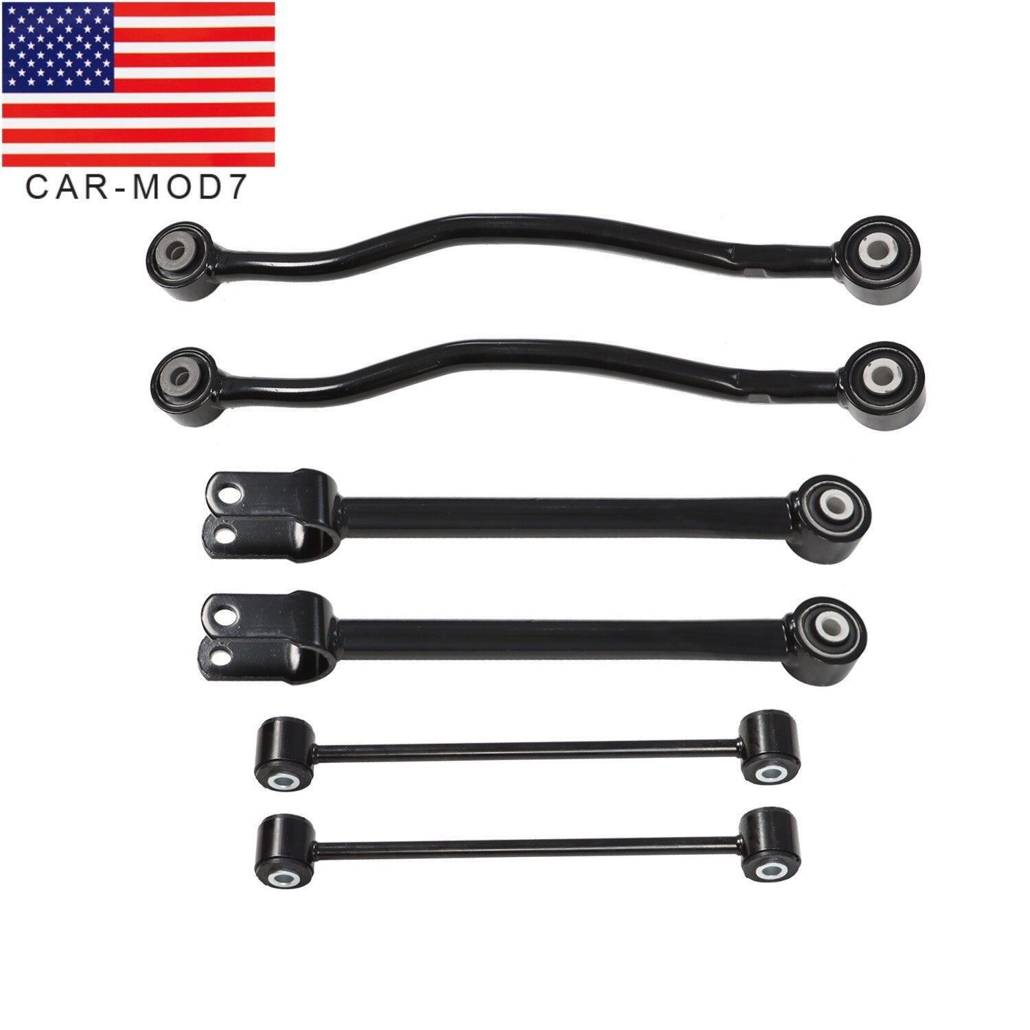 6X Rear Lower Control Arms & Sway Bar Link for 2005-2019 Dodge Charger Challenge