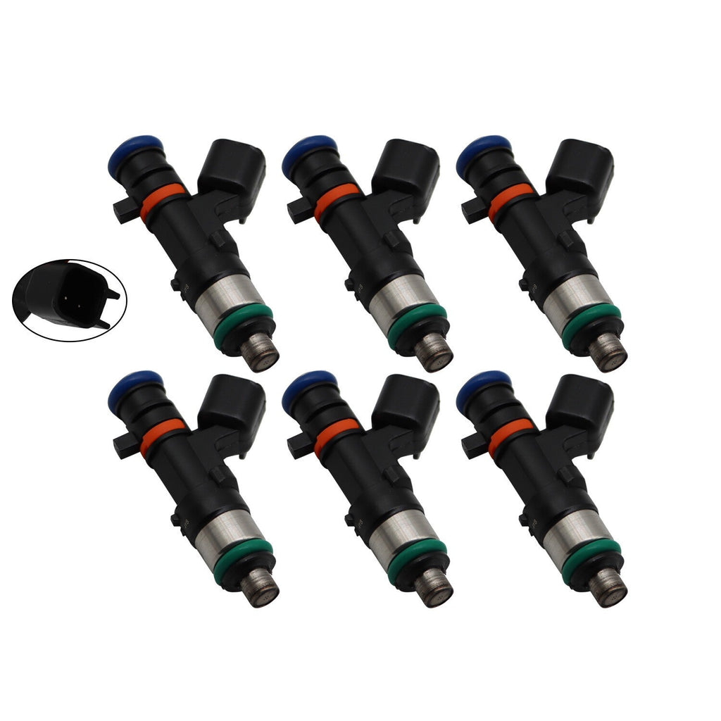 6x Fuel Injectors for Chrysler 300 Pacifica Sebring Dodge Avenger Charger Nitro