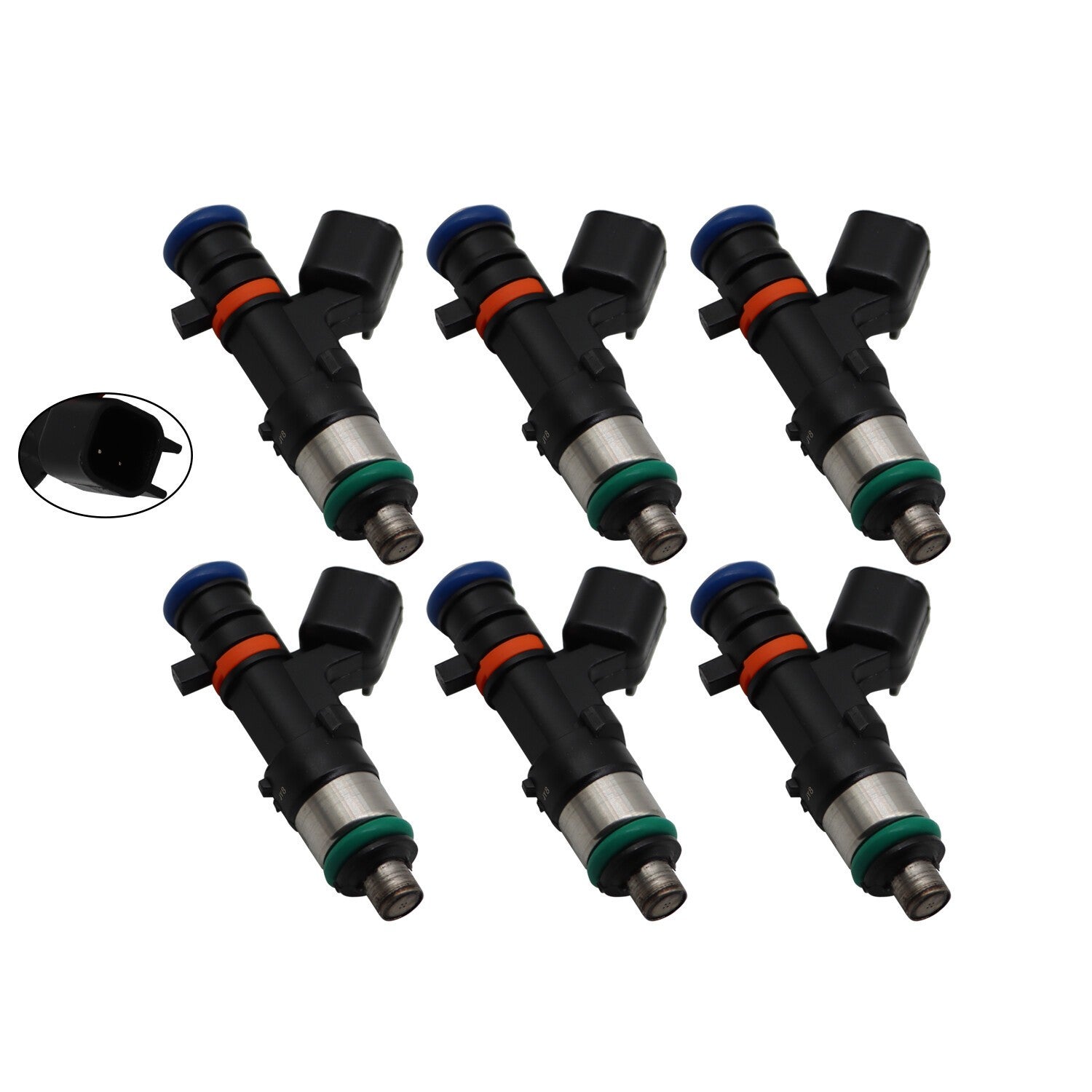 6x Fuel Injectors for Chrysler 300 Pacifica Sebring Dodge Avenger Charger Nitro