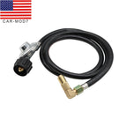 5FT Propane Regulator Hose with 90° Elbow Adapter for Blackstone 17" & 22