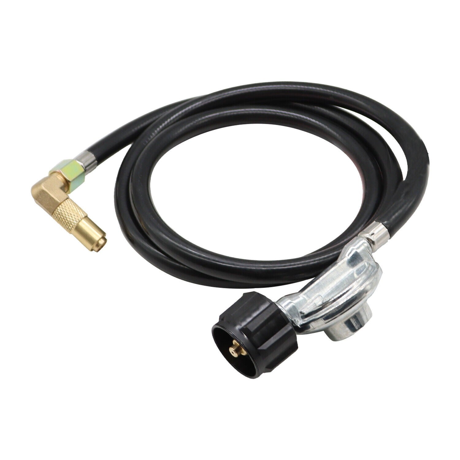 5FT Propane Regulator Hose with 90° Elbow Adapter for Blackstone 17" & 22