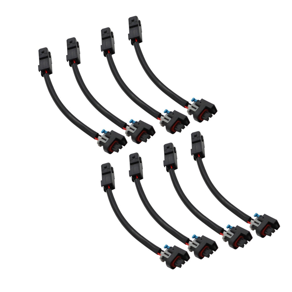 8X LS1 LS6 LT1 EV1 Injector Harness to Multec LQ4/9 Delphi Adapter 4.8 5.3