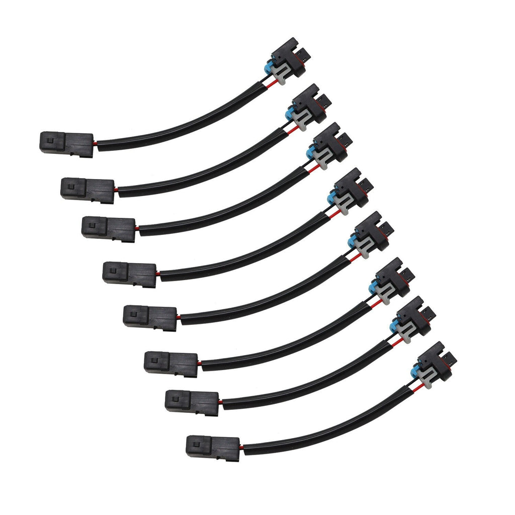 8X LS1 LS6 LT1 EV1 Injector Harness to Multec LQ4/9 Delphi Adapter 4.8 5.3