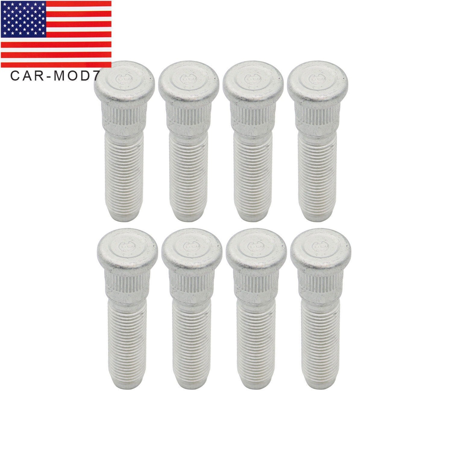 8pcs Front & Rear Wheel Hub Stud Set for 2012-2019 Dodge Ram 2500 3500