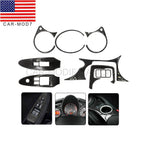 Carbon Fiber Interior Trim Cover for Nissan 370Z 2009-2020 Full Set