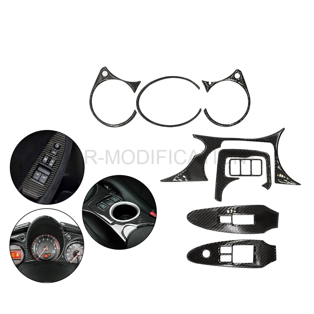 Carbon Fiber Interior Trim Cover for Nissan 370Z 2009-2020 Full Set