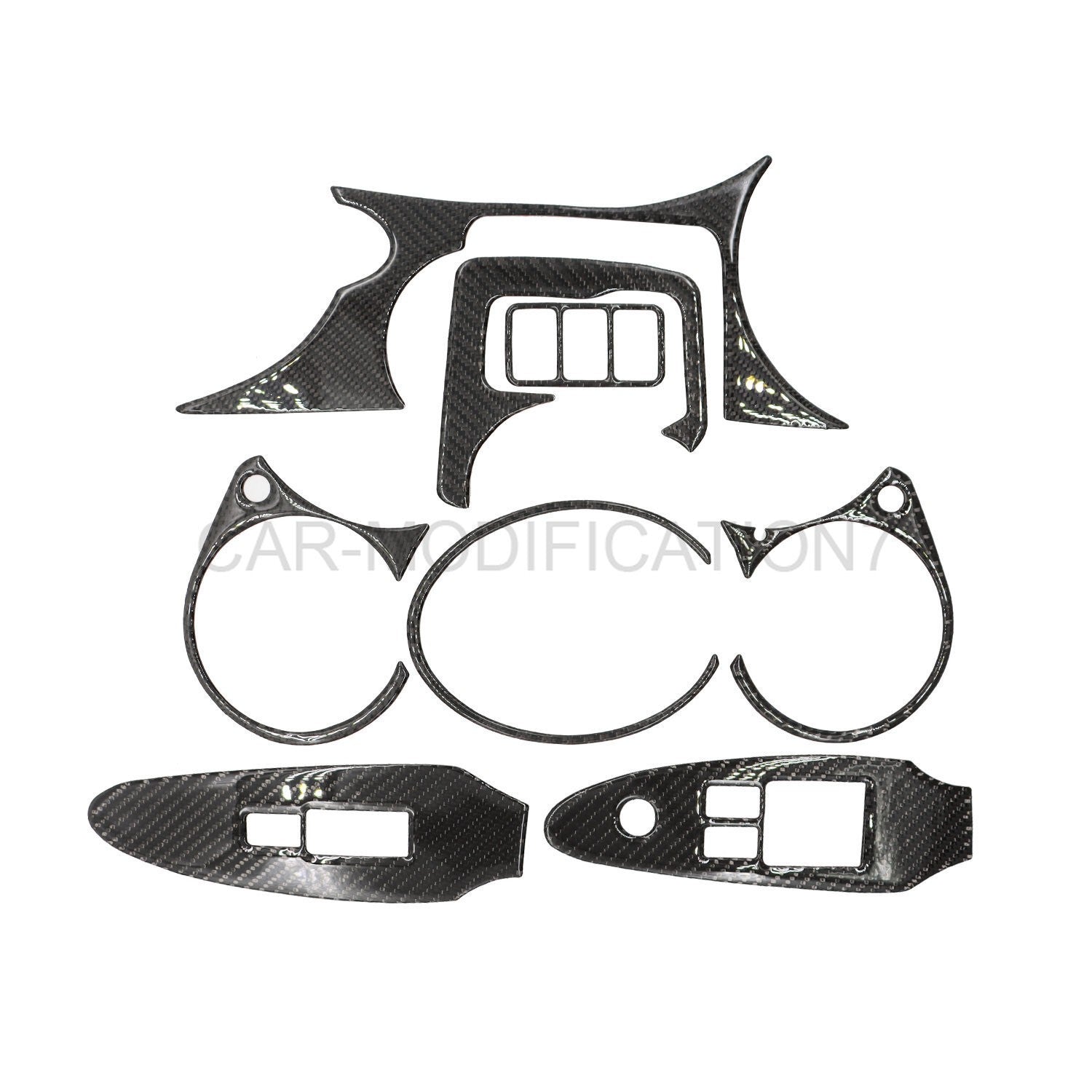 Carbon Fiber Interior Trim Cover for Nissan 370Z 2009-2020 Full Set
