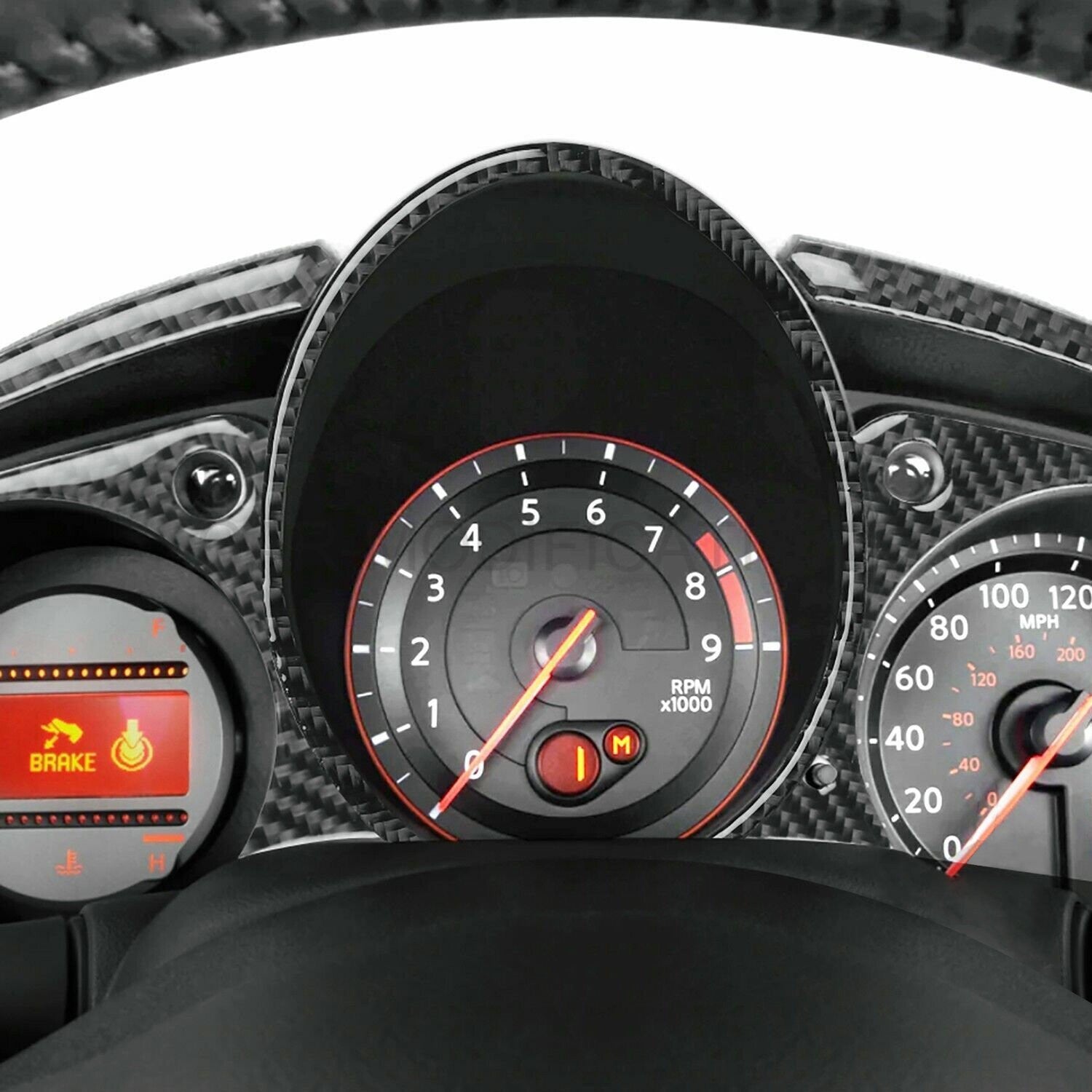 Carbon Fiber Interior Trim Cover for Nissan 370Z 2009-2020 Full Set