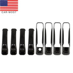 8PCS Gloss Black Door Handle Covers Trim for Dodge RAM 1500 2009-2018