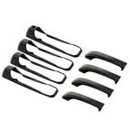8PCS Gloss Black Door Handle Covers Trim for Dodge RAM 1500 2009-2018