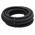 6AN Black Nylon PTFE Fuel Line Hose Kit 12ft 6 Fittings E85 Compatible