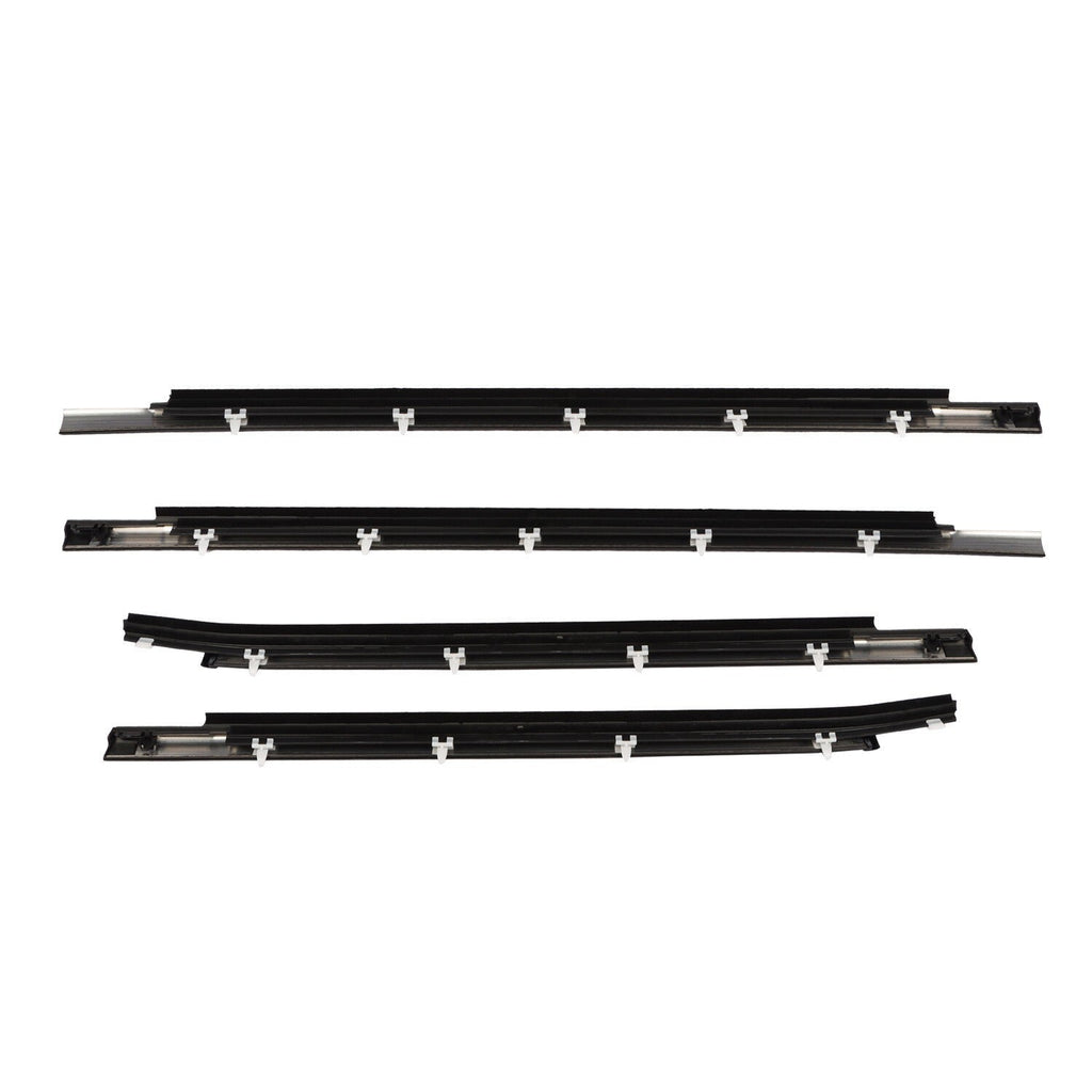 4Pcs Weatherstrip Outer Lower Window Seal for Toyota Tundra 2000-2006 Double Cab