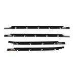 4Pcs Weatherstrip Outer Lower Window Seal for Toyota Tundra 2000-2006 Double Cab