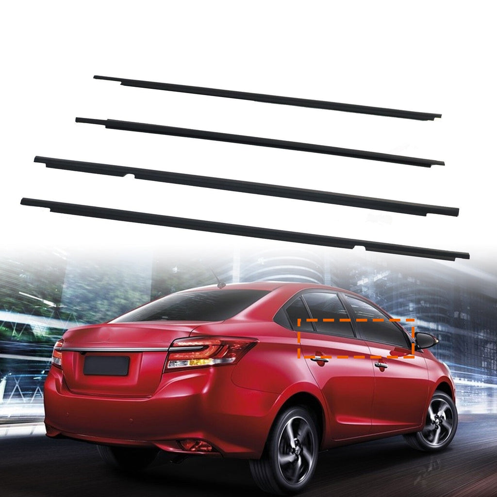 4pcs Side Door Molding Belt Set for 2003-2008 Toyota Corolla ZZE121 ZZE122