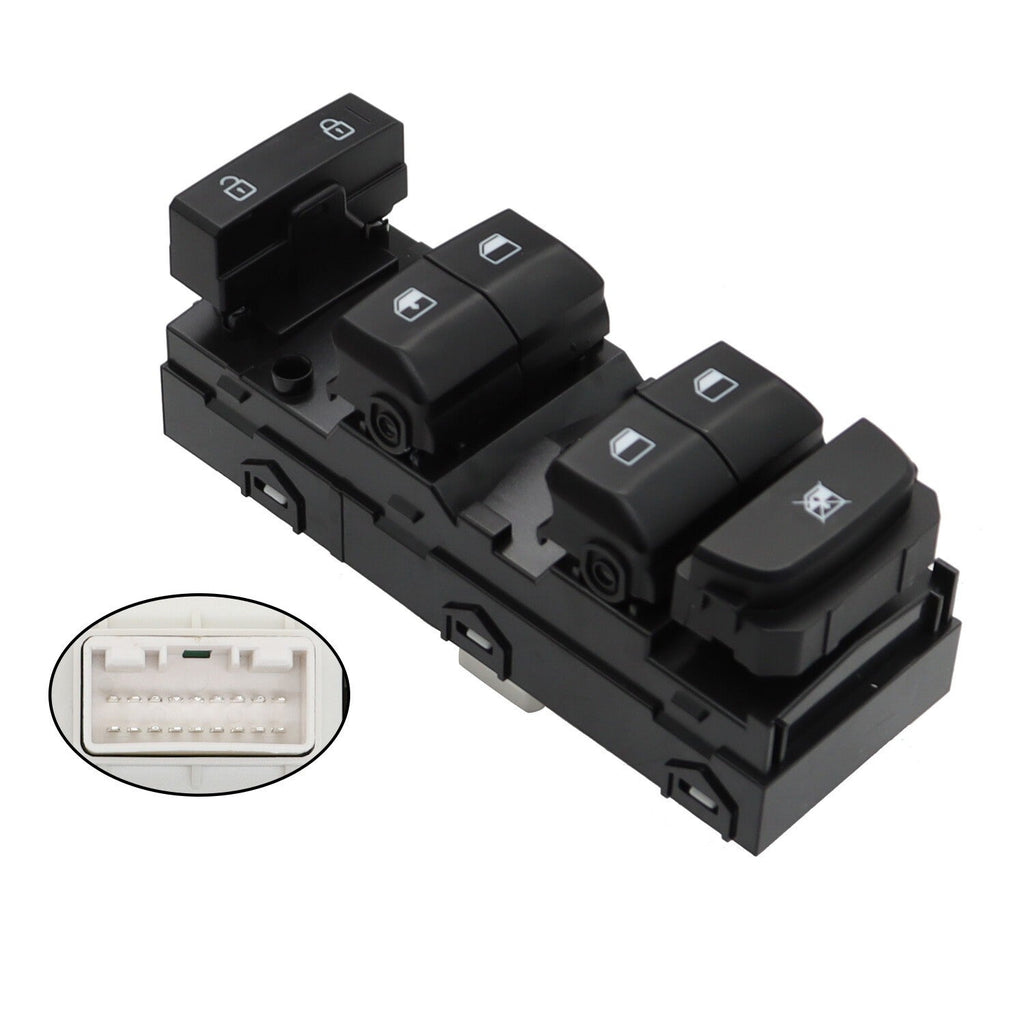 Kia Forte 2019-2021 Driver Door Power Window Switch Black 93571M6100 US