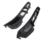 7pcs Black Inner Door Handle Trim Cover Set for BMW 5 Series F10 F11