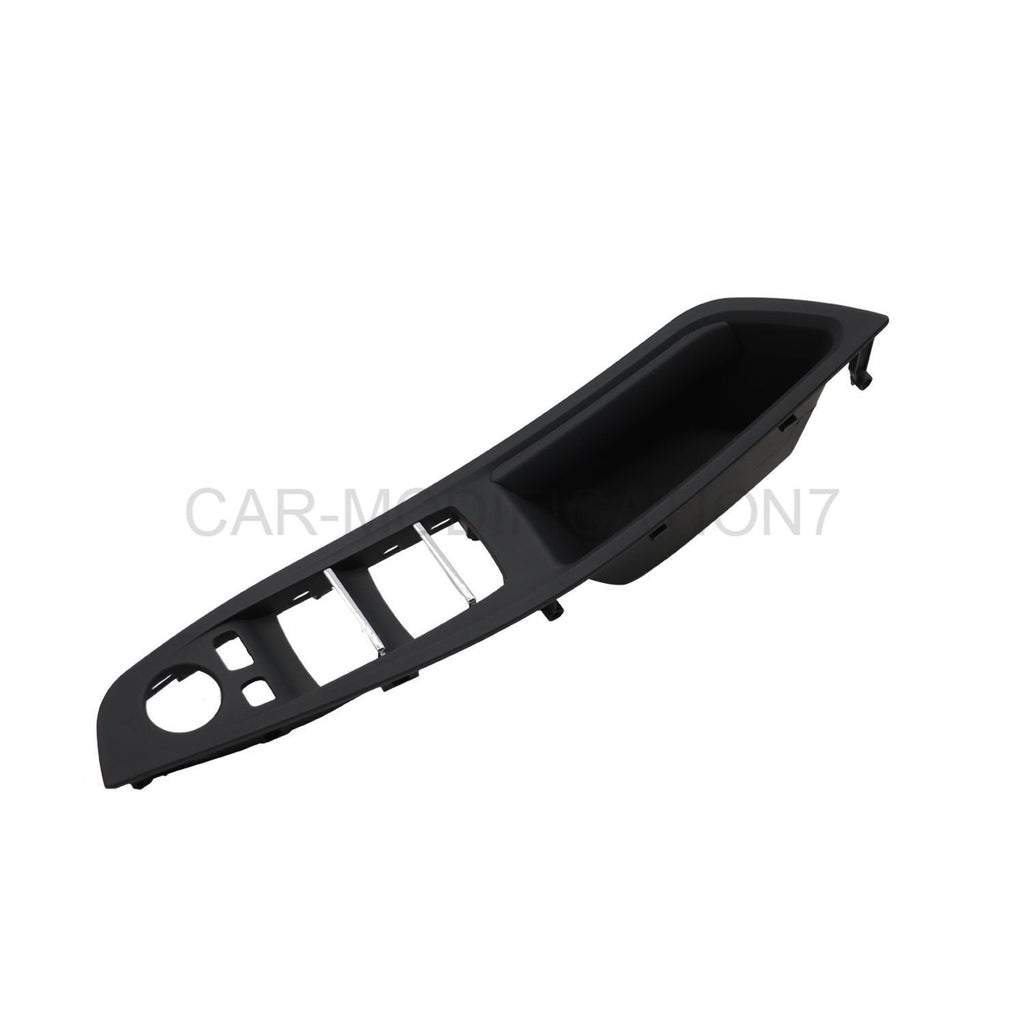 7pcs Black Inner Door Handle Trim Cover Set for BMW 5 Series F10 F11