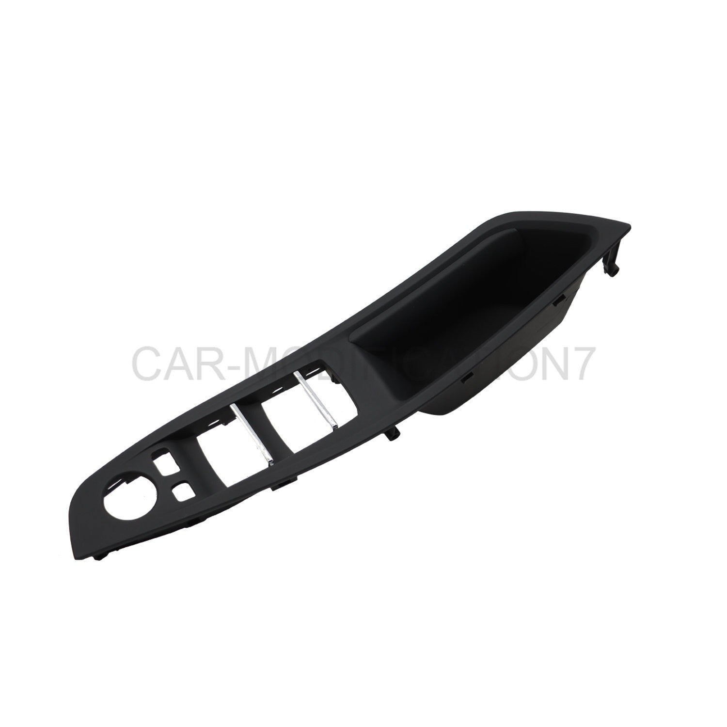 7pcs Black Inner Door Handle Trim Cover Set for BMW 5 Series F10 F11