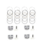 4X Connecting Rod Pistons for 2011-19 Hyundai Sonata Kia Sorento Optima 2.4L