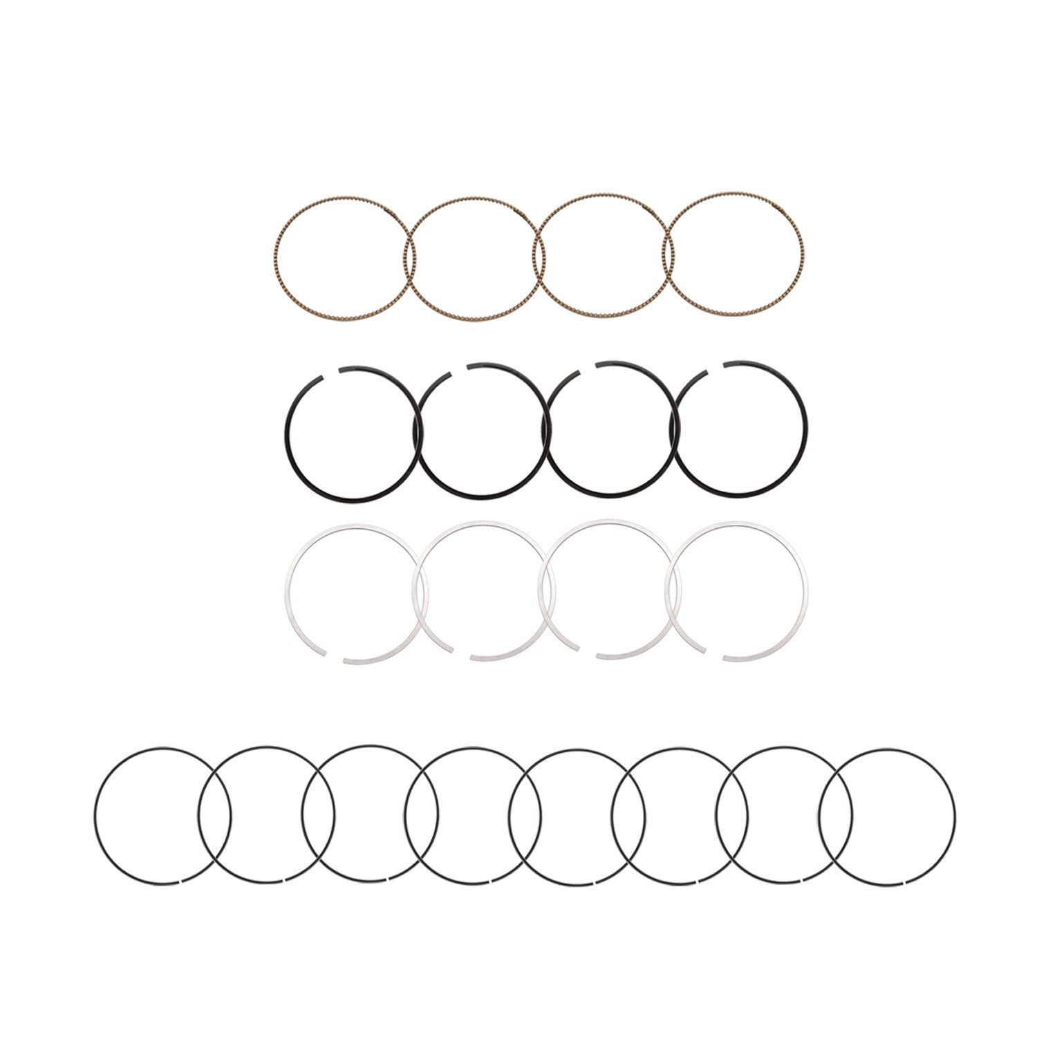 4X Connecting Rod Pistons for 2011-19 Hyundai Sonata Kia Sorento Optima 2.4L