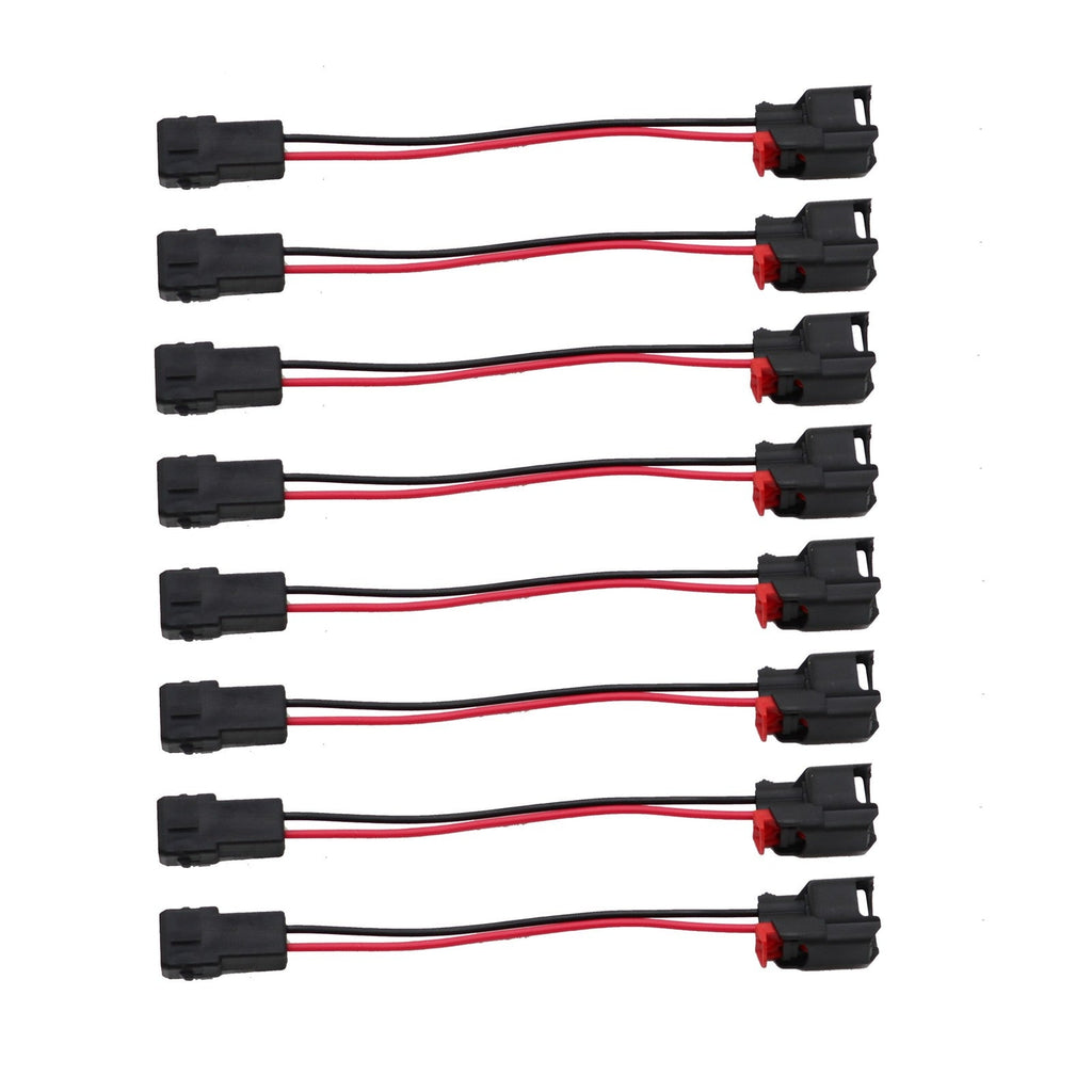 8X Fuel Injector Adapter EV1 to EV6/EV14 USCAR for LS1 LS2 LS3 LT1 Engines