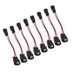 8X Fuel Injector Adapter EV1 to EV6/EV14 USCAR for LS1 LS2 LS3 LT1 Engines