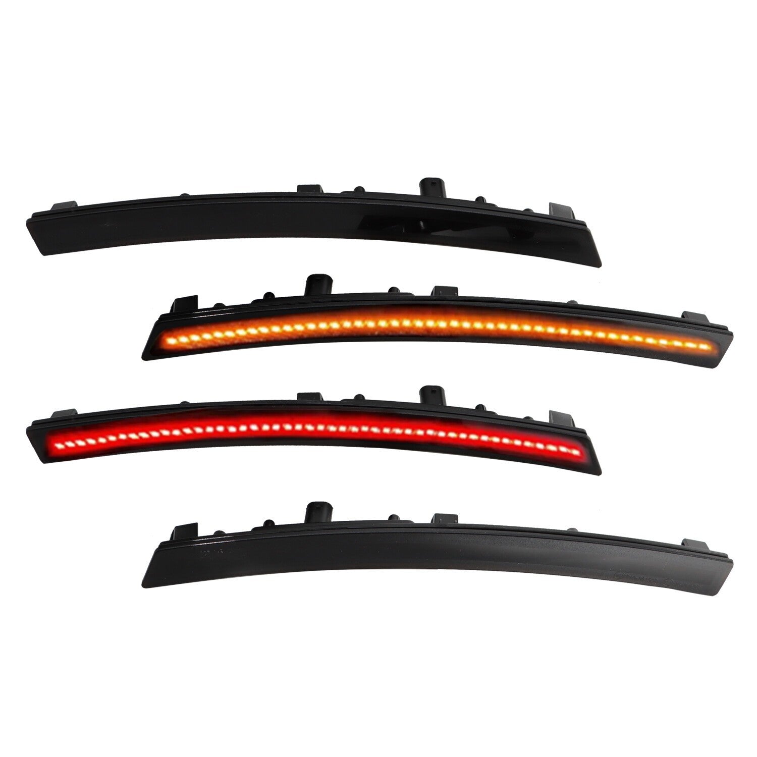 4x Smoke LED Fender Side Marker Lights for 2014-2019 Chevy Corvette C7