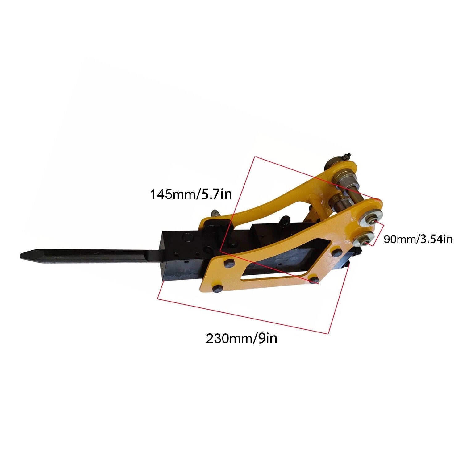 Hydraulic Rock Breaker Hammer Accessories for Small Excavators