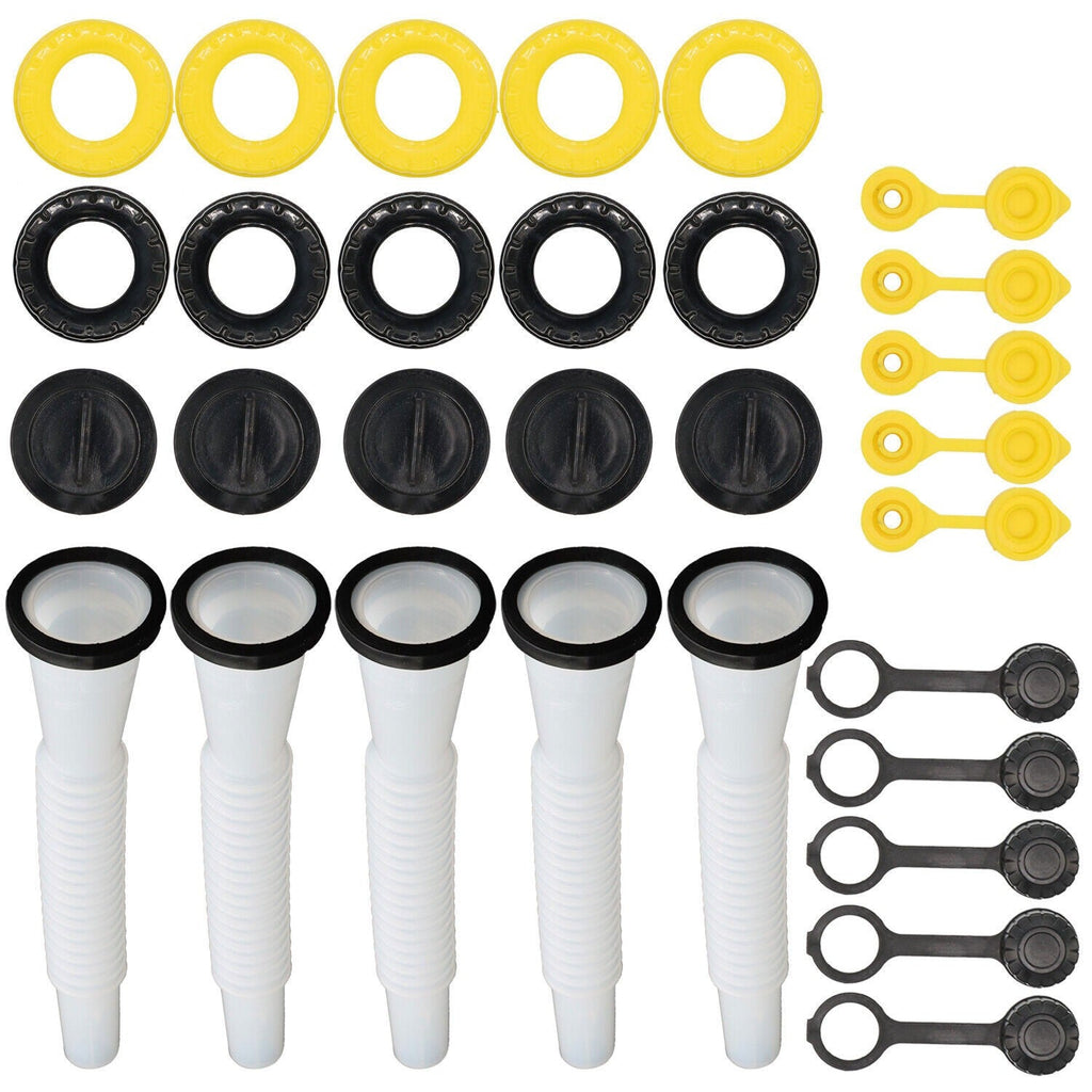 5 Sets Replacement Gas Can Spouts for Blitz, Midwest, Scepter & Briggs & Stratto