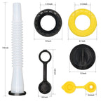 5 Sets Replacement Gas Can Spouts for Blitz, Midwest, Scepter & Briggs & Stratto