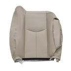 6Pcs Front Leather Seat Covers Light Tan for 2003-2006 Chevy Tahoe GMC Yukon