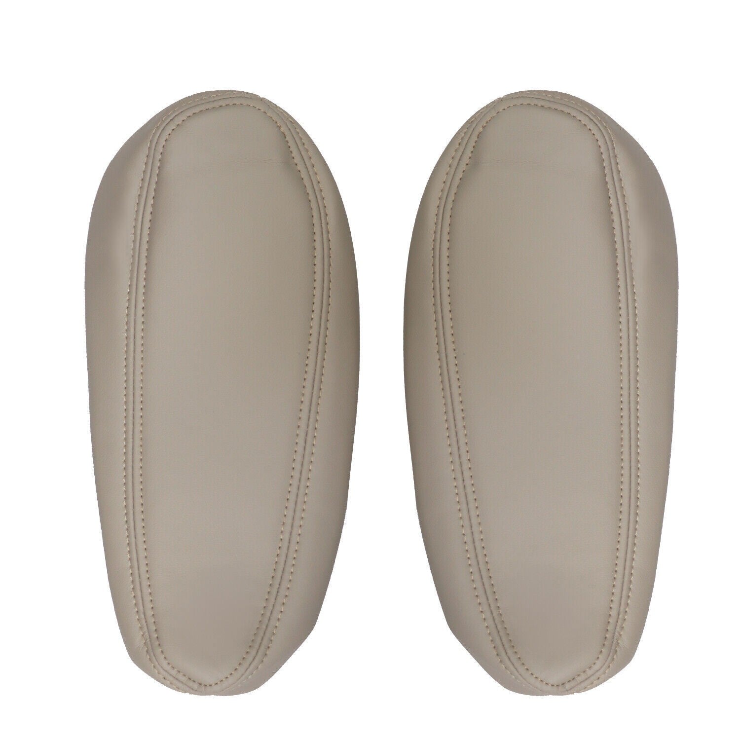 6Pcs Front Leather Seat Covers Light Tan for 2003-2006 Chevy Tahoe GMC Yukon