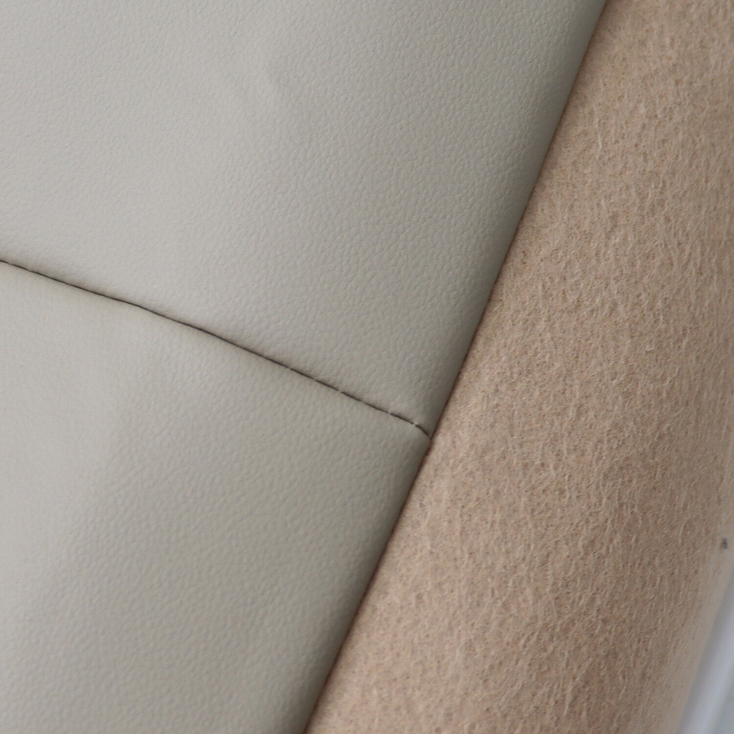 6Pcs Front Leather Seat Covers Light Tan for 2003-2006 Chevy Tahoe GMC Yukon